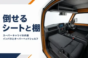 スーパーキャリイの内装とインパネを解説する記事のアイキャッチ
